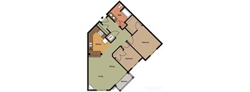 2 Bedroom 1 Bath