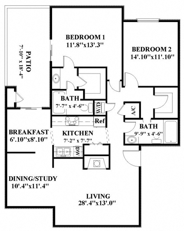 two bedroom apartments in northwest san antonio