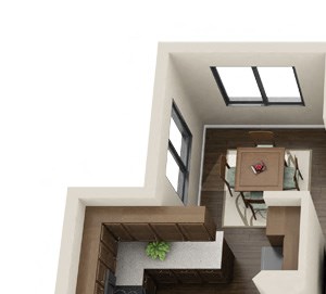 2B-2x2 Floor Plan 2B-2x2 Floor Plan at Sonoran Apartment Homes, Phoenix, AZ, 85044