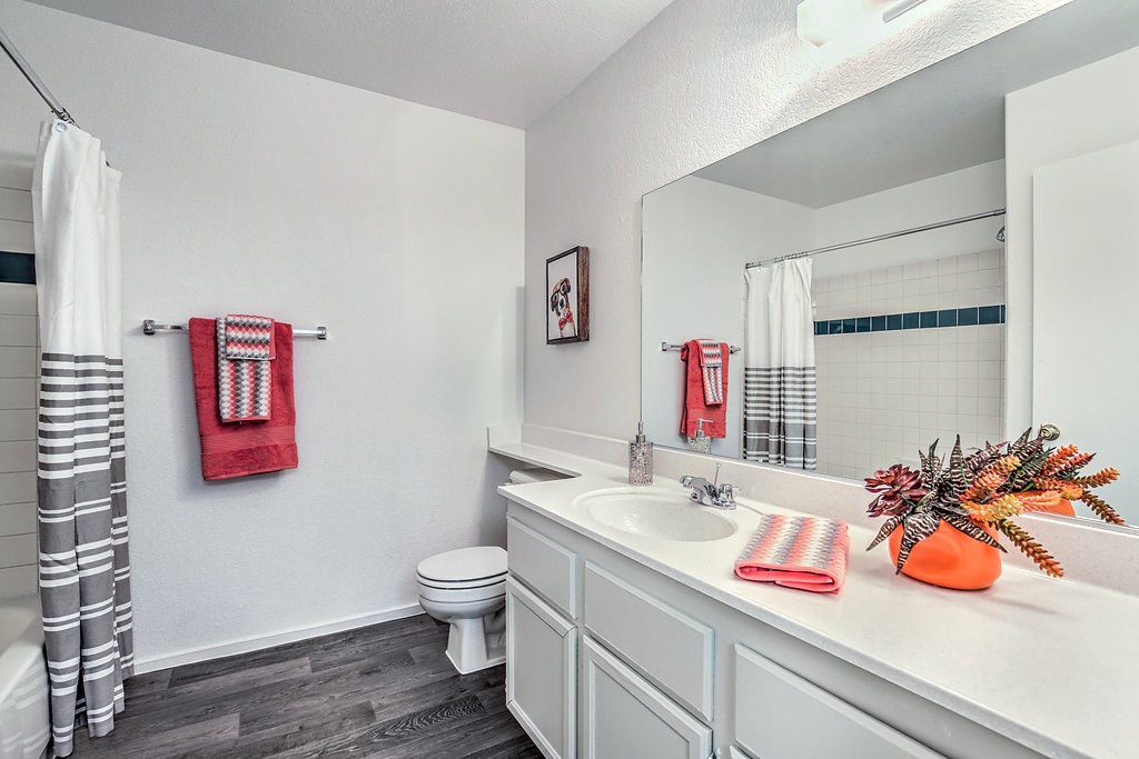 a white bathroom with a sink and a mirror