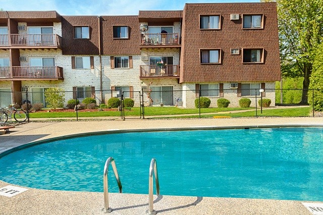 Pool View at Grandview Terrace Apartments, Mound, MN