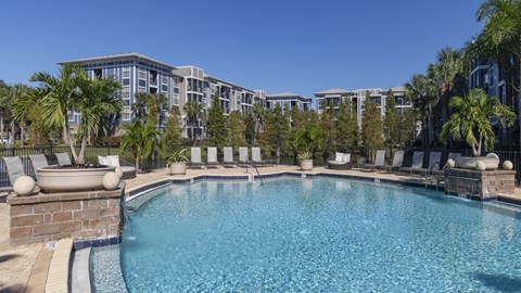 a swimming pool at the resort at longboat key club