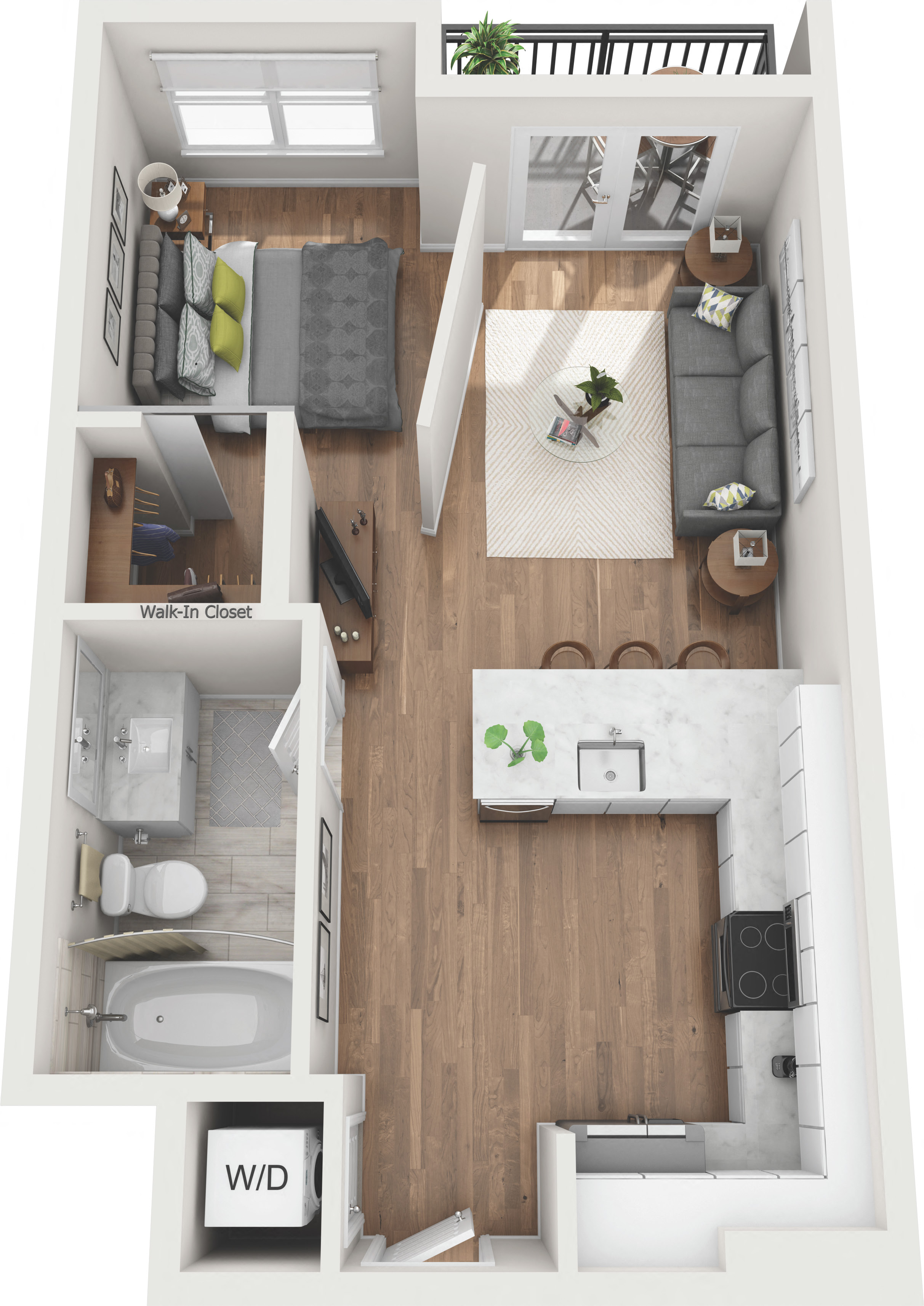 The Ashley_A1 604sqft