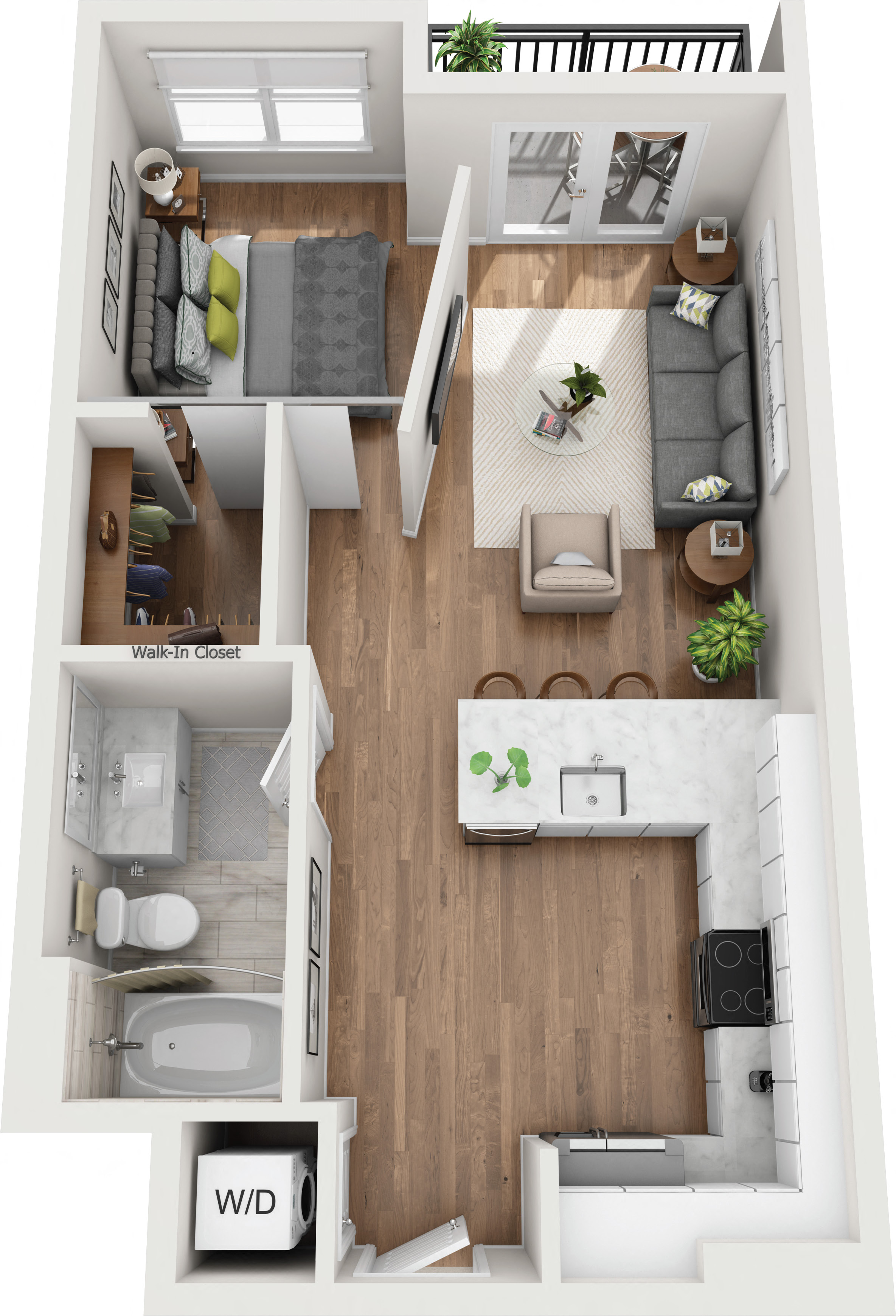 The Ashley_A1B 633sqft