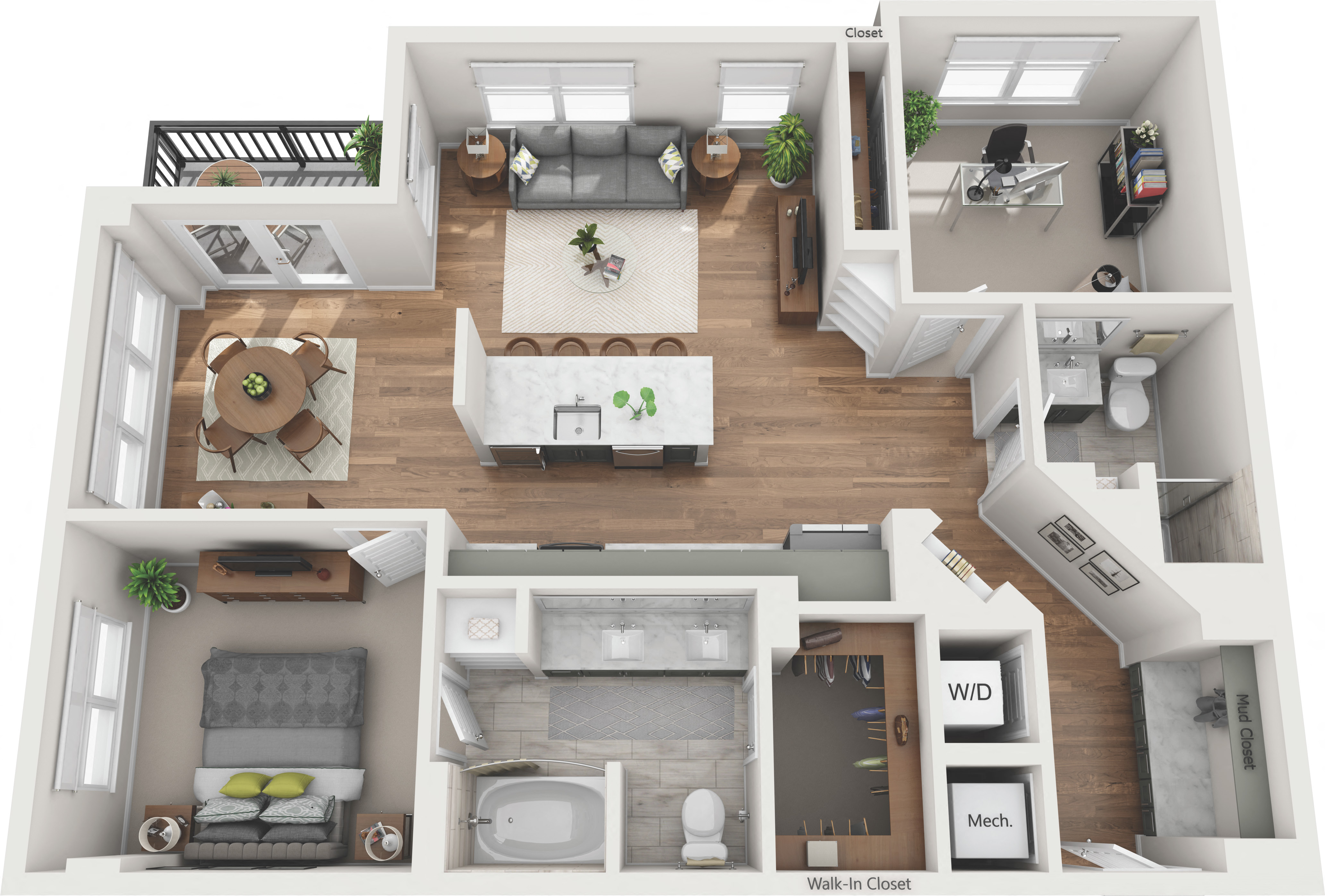 The Ashley_A5 1073sqft