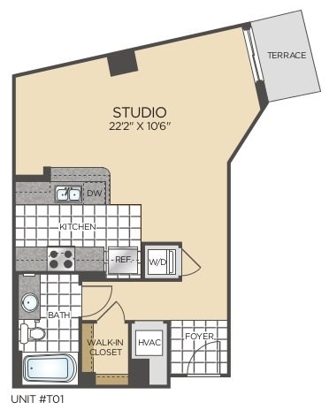 100 Capital Yards Studio-2 Beds Apartment for Rent - Photo Gallery 29