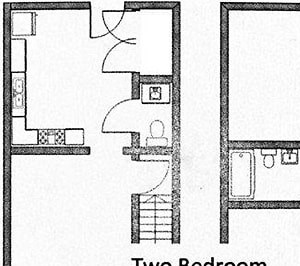 Two Bed, One & Half Bath Townhome