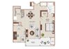 ONE BEDROOM ONE BATH WITH DEN