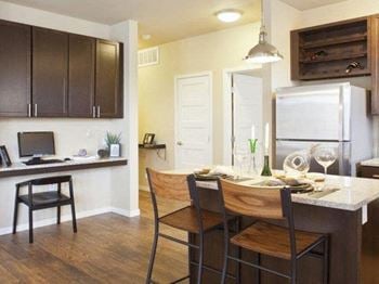 Kitchen and Dining l Louisville, CO apartments for rent l North Main at Steel Ranch Rentals 