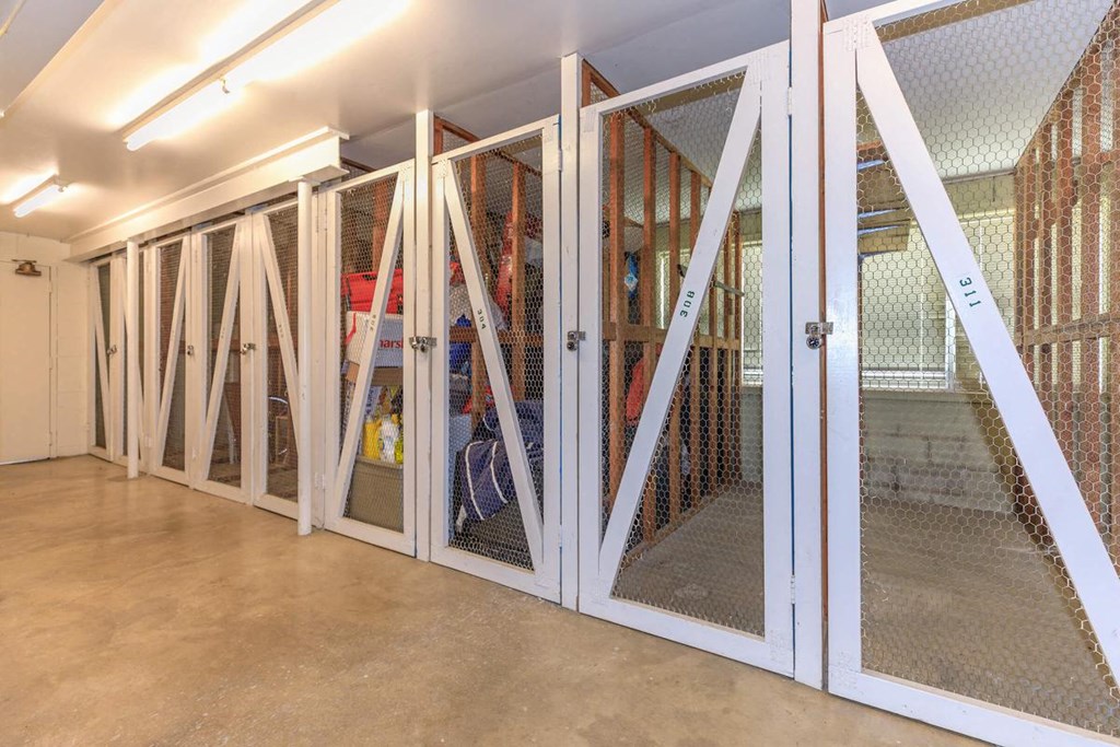 the inside of a building with glass doors and windows