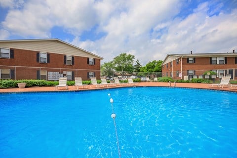 the swimming pool at our apartments