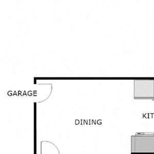 2 Bed 2 Bath Upper Interior