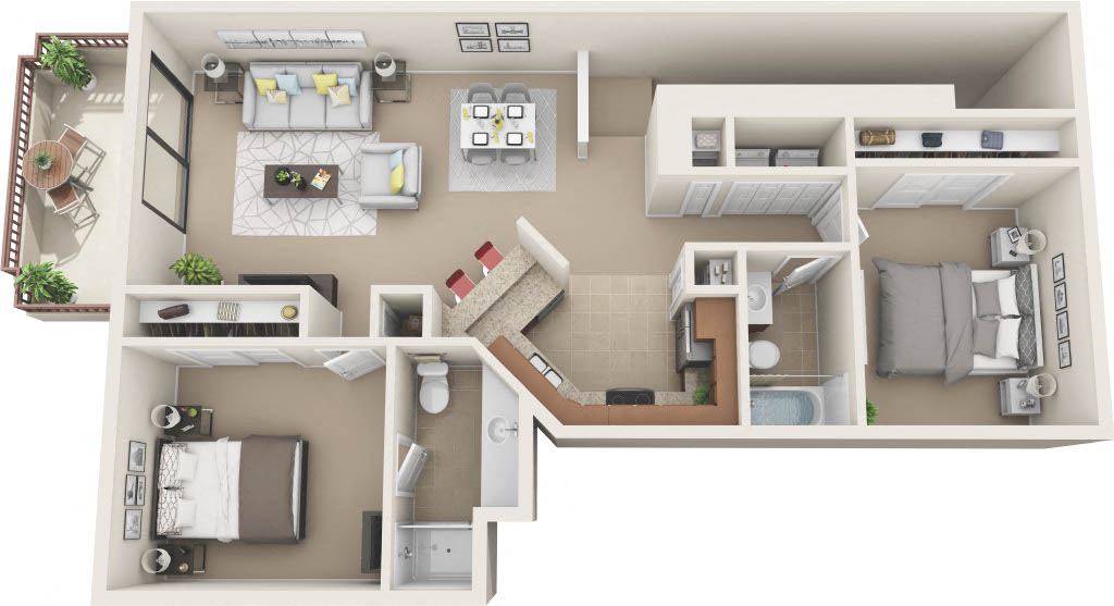 Canterbury Floor Plan at Sereno Townhomes, Glendale, Arizona
