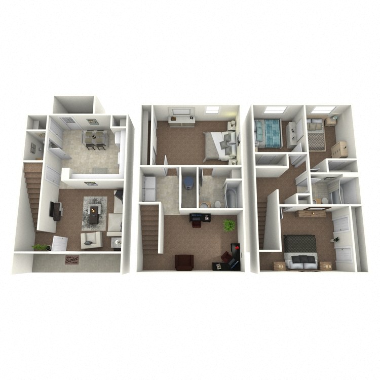 4 Bed 2.5 Bath Townhouse