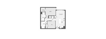 1 Bed2 Bath Den-1.5B