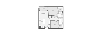 1 Bed2 Bath Den-1.5E