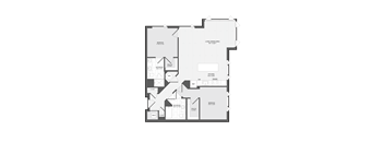 2 Bed2 Bath-2F