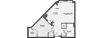1 Bed1 Bath JR-.5E