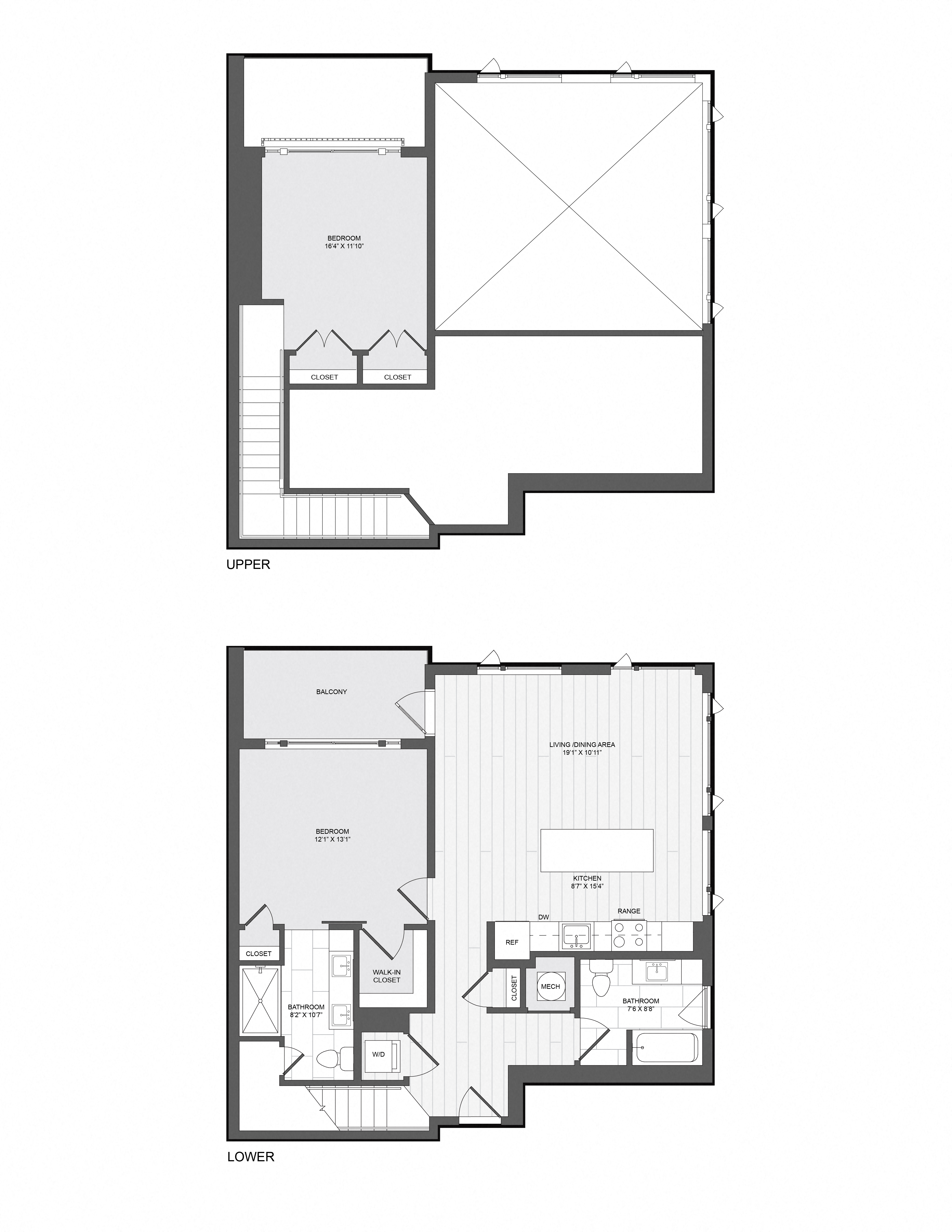 2 Bed2 Bath Penthouse-PH 2C