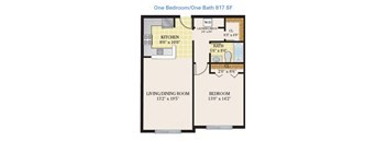 1 Bed 1 Bath