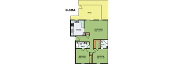 Two Bedroom Two Bathroom (C3MA)