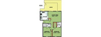 Two Bedroom Two Bathroom (C3)