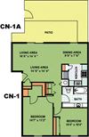 Two Bedroom One Bathroom (CN1)