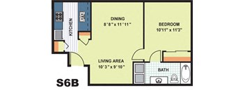 Standard One Bedroom (S6B)