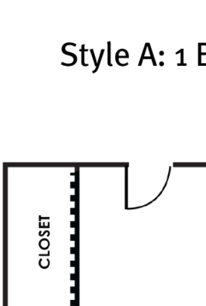 1 Bed 1 Bath A1