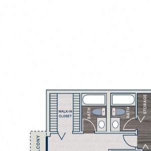 3 Bed 2 Bath D Floor Plan 3 Bed 2 Bath D Floor Plan at The Clayson, Palatine, IL