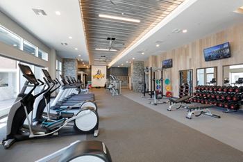 24-hour fitness center with 4,000+ square feet of indoor-outdoor athletic facilities