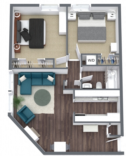 Large Two Bedroom