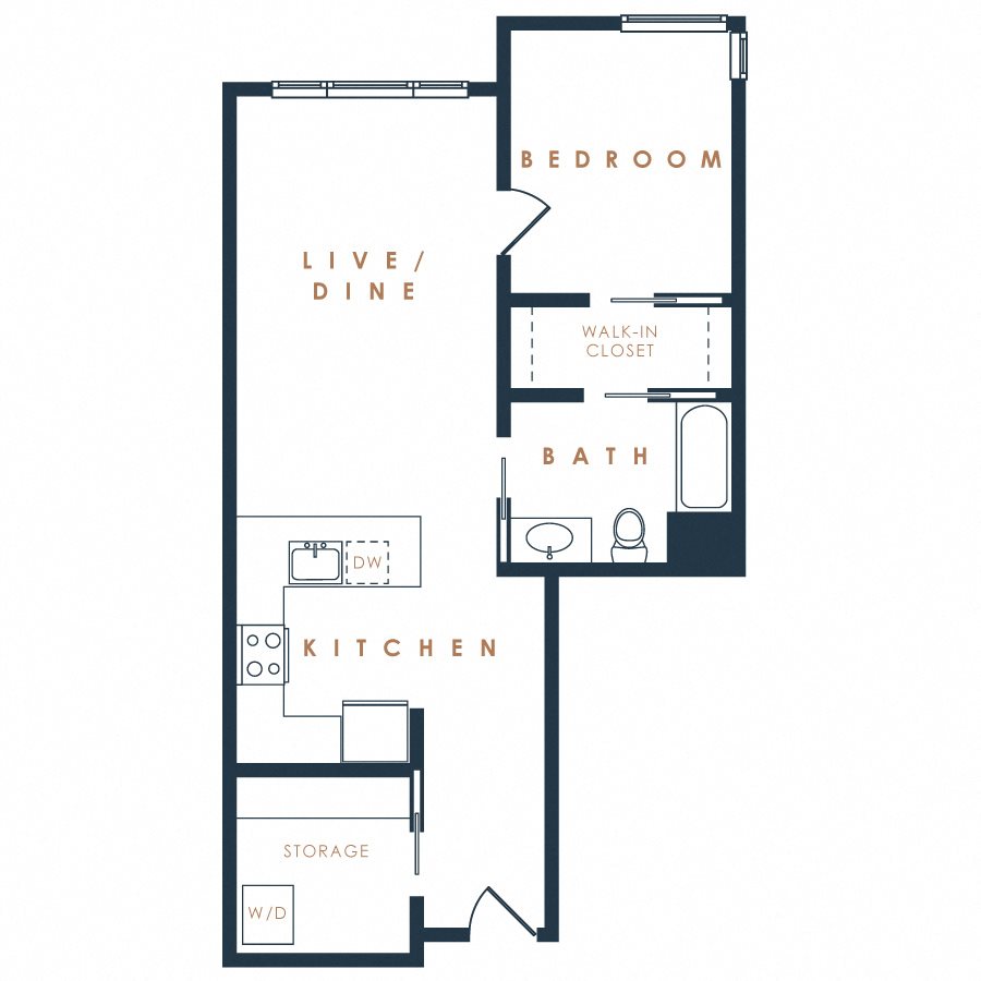 1x1 1i Floor Plan 11