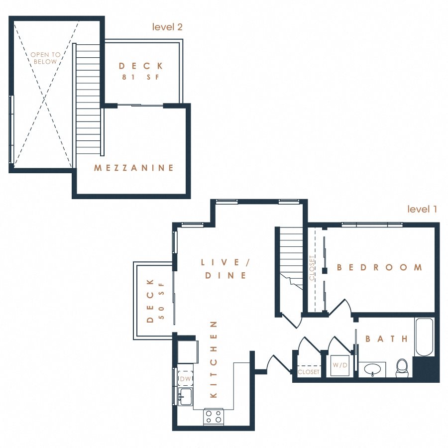 1+Bonus room X1 Loft 1N + Loft Floor Plan 16