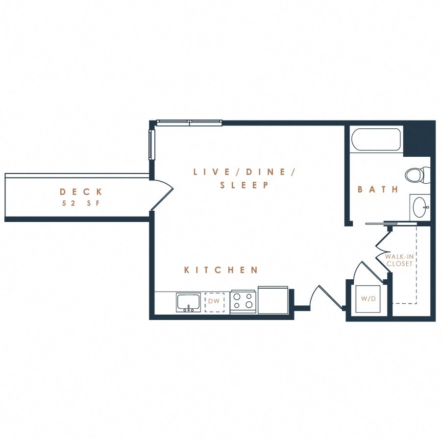 Studio S1 Floor Plan 1