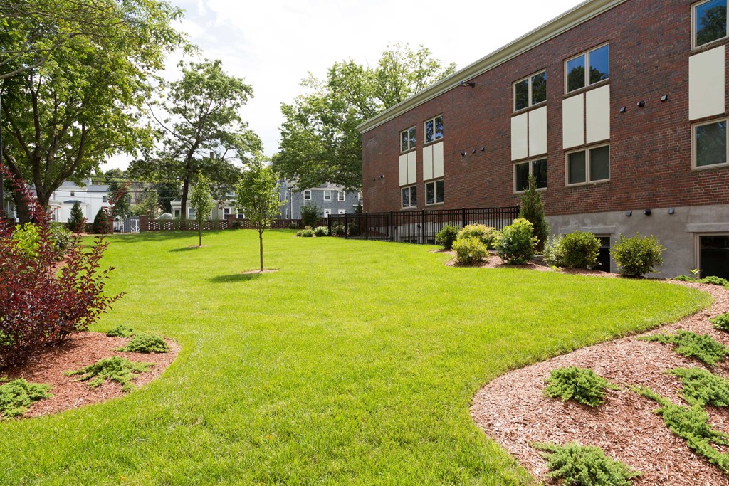 Lush Green Outdoor Spaces at 735 Truman, Hyde Park, 02136