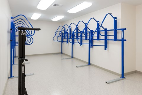 Bike storage at 735 Truman, Hyde Park, 02136