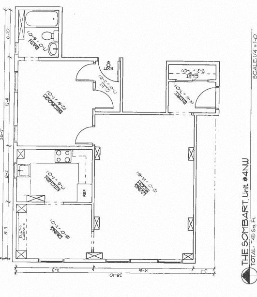 1 Bedroom, 1 Bath - Medium