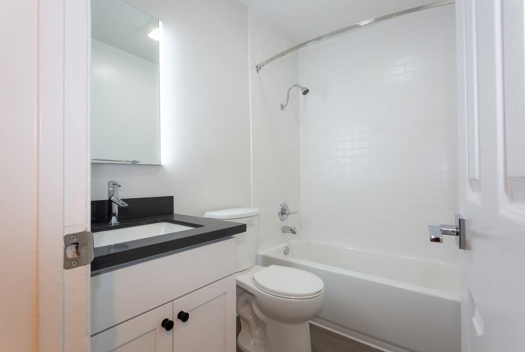 Bathroom with modern appliances