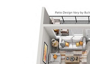 Baseline 158 2D floor plan A10 1 bedroom