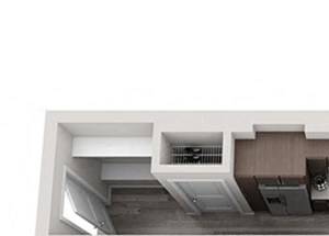 Baseline 158 2D floor plan A2 1 bedroom