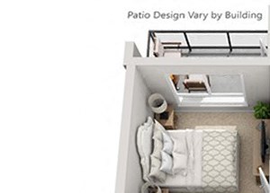 Baseline 158 2D floor plan A3 1 bedroom