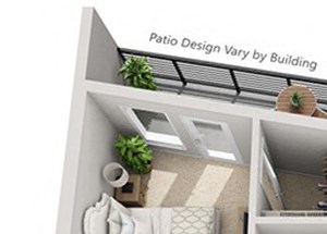 Baseline 158 2D floor plan A9 1 bedroom