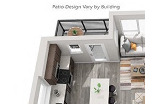 Baseline 158 2D floor plan B3 2 bedroom