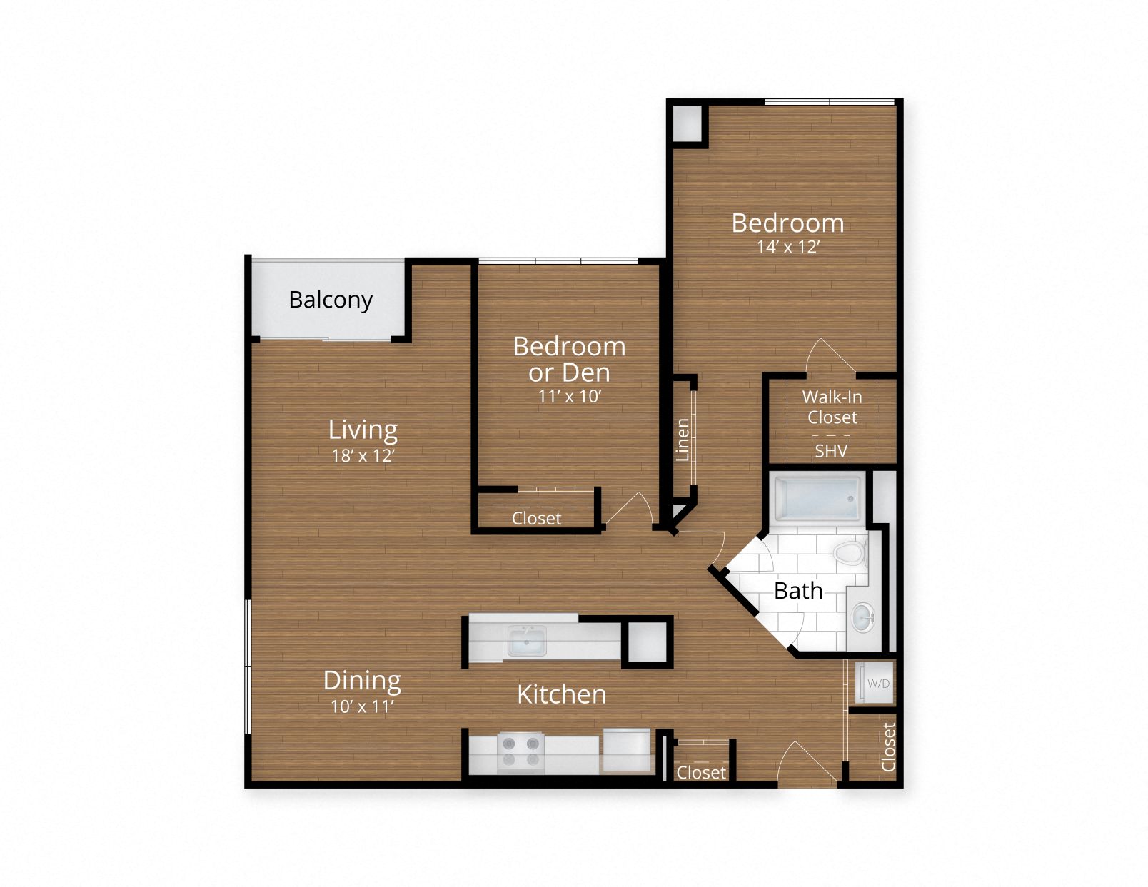 Two Bedroom Apartment in Downtown Silver Spring Maryland Lenox Park  at Lenox Park, Silver Spring, 20910