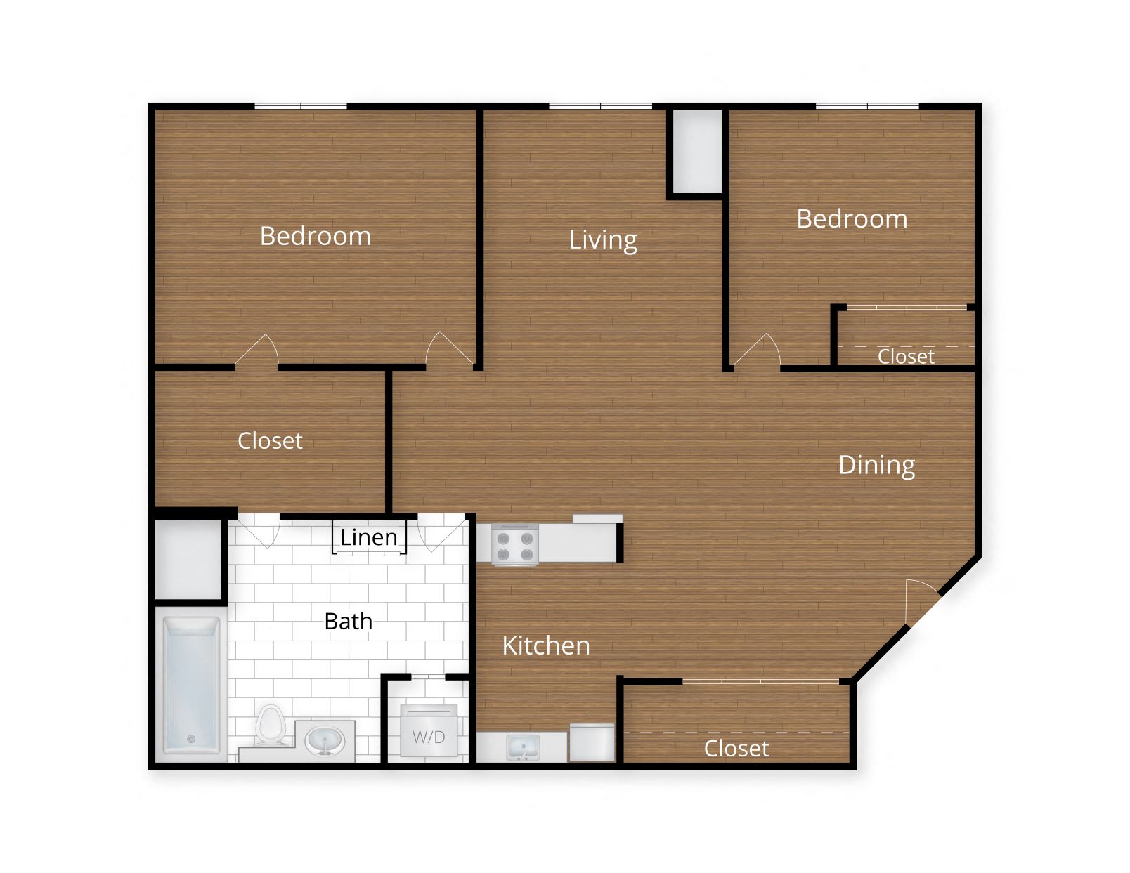 Two Bedroom Apartment in Downtown Silver Spring Maryland Lenox Park  at Lenox Park, Silver Spring, MD, 20910