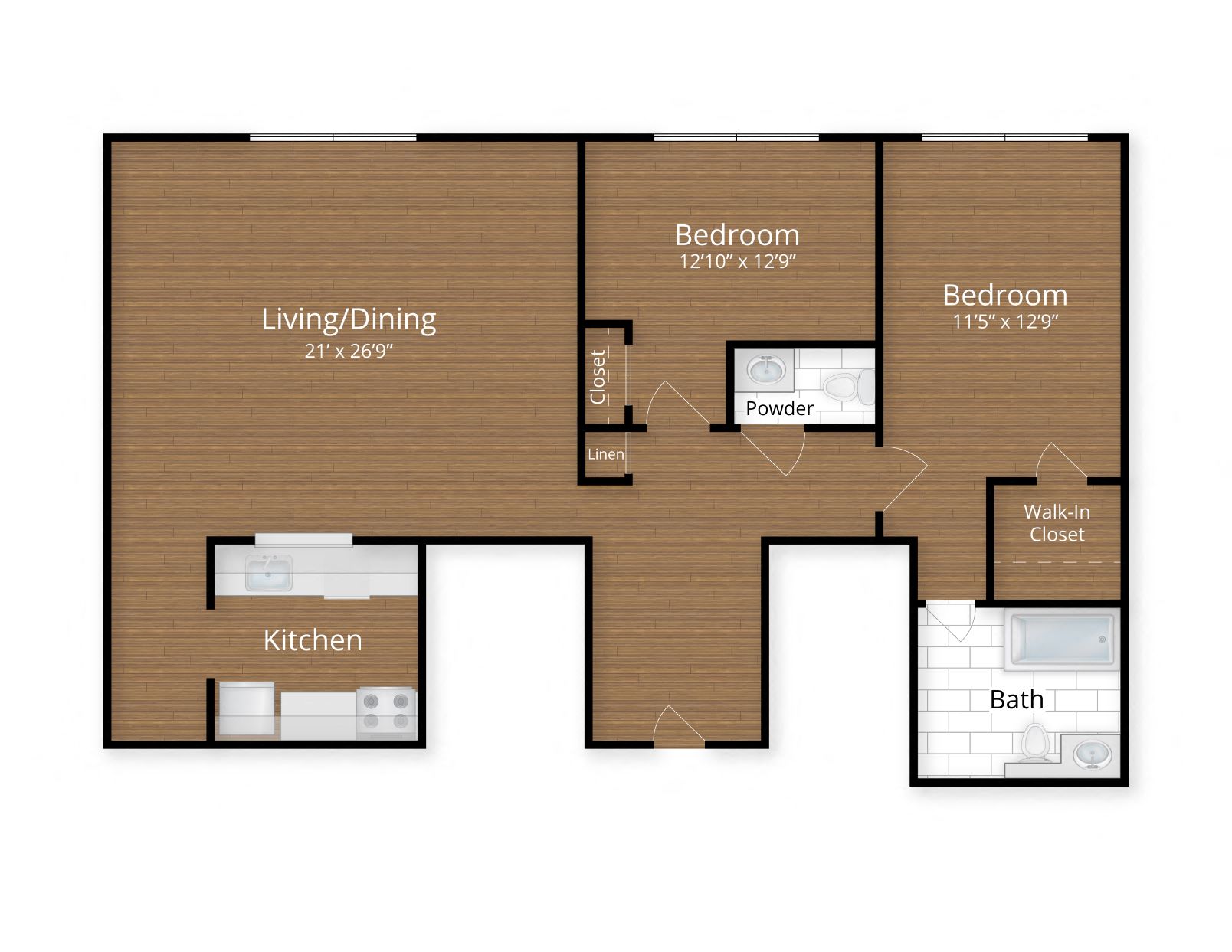 Two Bedroom Apartment in Downtown Silver Spring Maryland Lenox Park  at Lenox Park, Silver Spring, MD, 20910