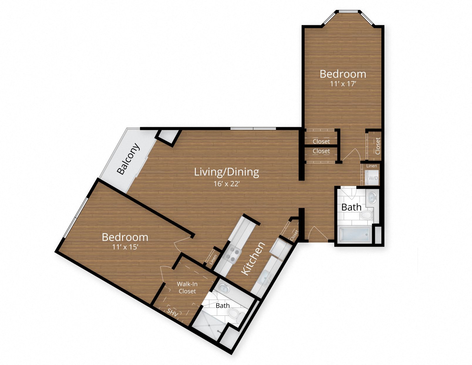 Two Bedroom Apartment in Downtown Silver Spring Maryland Lenox Park  at Lenox Park, Maryland