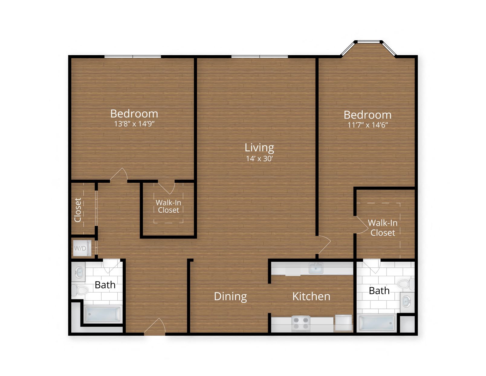 Two Bedroom Apartment in Downtown Silver Spring Maryland Lenox Park  at Lenox Park, Silver Spring