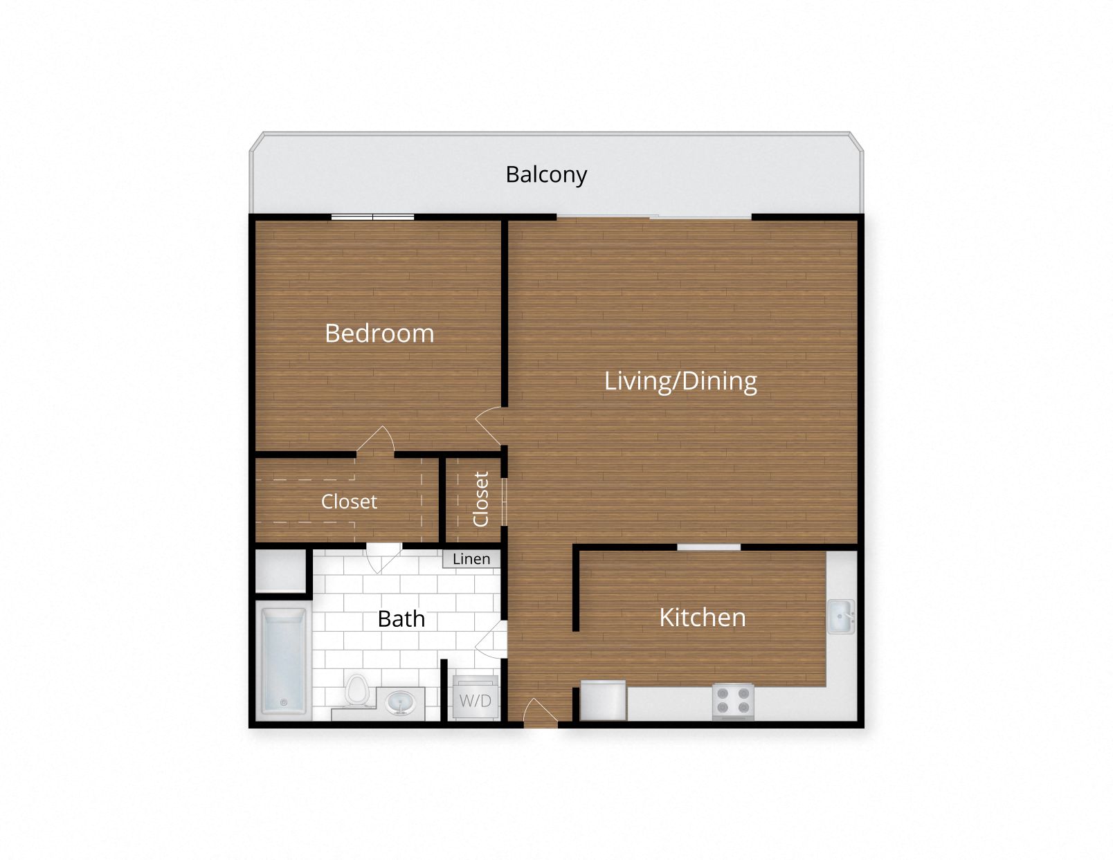 One Bedroom Apartment in Downtown Silver Spring Maryland Lenox Park  at Lenox Park, Maryland, 20910